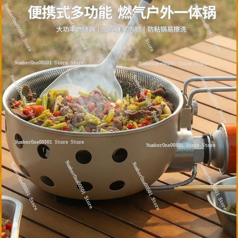 Camping Cooking One Pot - Портативный походный набор для приготовления пищи