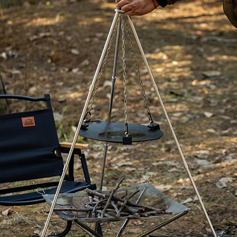 Camping Cooking One Pot - Алюминиевый штатив для кемпинга, костра, портативный