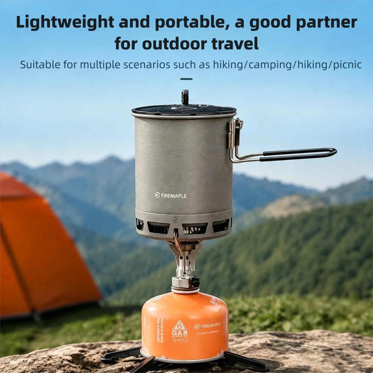 Camping Cooking One Pot - Ультралегкий набор походной посуды для кемпинга,