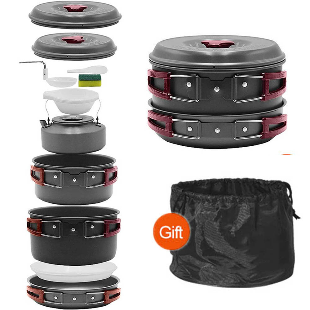 Camping Cooking Pots And Pans - Кастрюля для пикника на 3-4 человек,