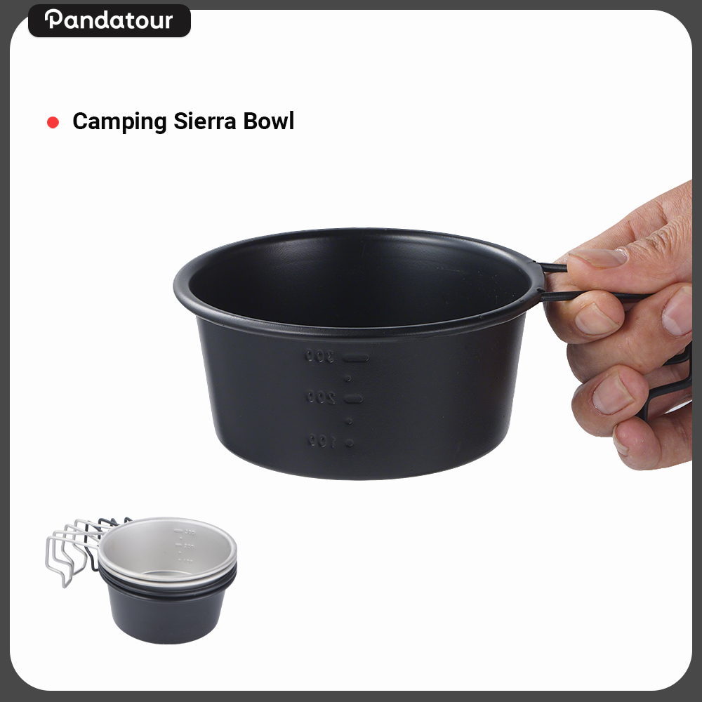 Camping Cooking Windscreen - Походная миска Pandatour Sierra с градуировкой,