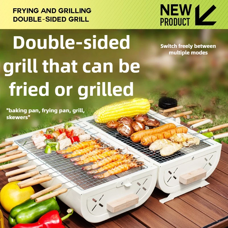 Camping Cooking Kitchen - Портативный гриль-барбекю для дома и улицы,