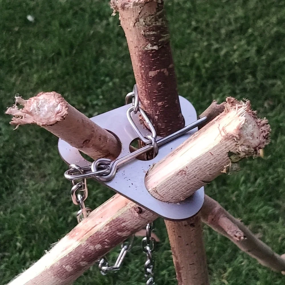 Camping Cooking Hanger - Открытый штатив для барбекю, портативная съемная