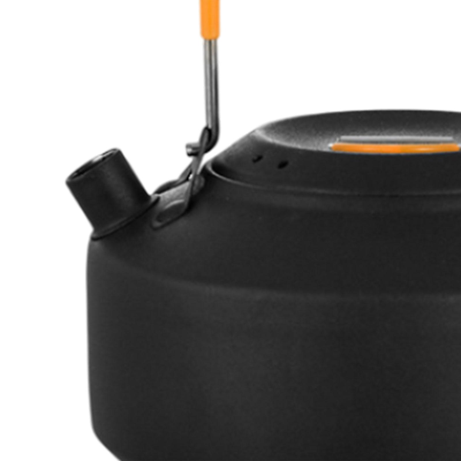 Camping Cooking Pot With Lid - Портативный походный чайник-кофейник с ручками и