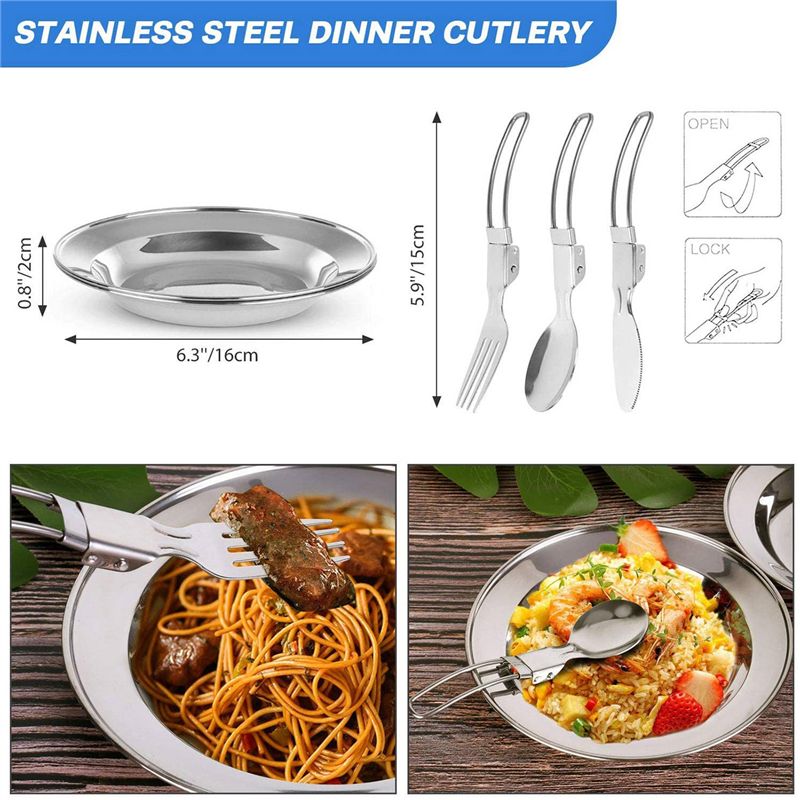 【КУПАТЕЛИ】Посуда для кемпинга, – обзор и цена Camping Cooking Pan