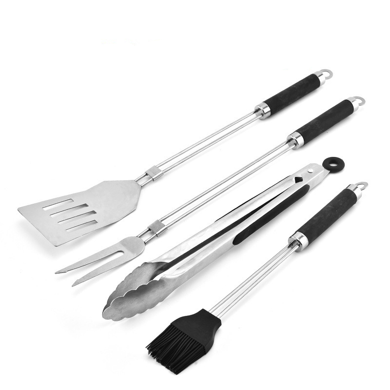 Набор для барбекю из 4 предмет – обзор и цена Camping Cooking Set Non Stick