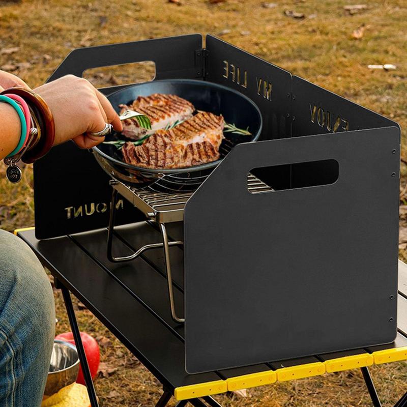 Складной ветрозащитный экран д – обзор и цена Camping Cooking Windscreen
