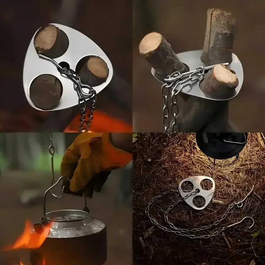 Портативный походный штатив-гр – обзор и цена Camping Cooking One Pot