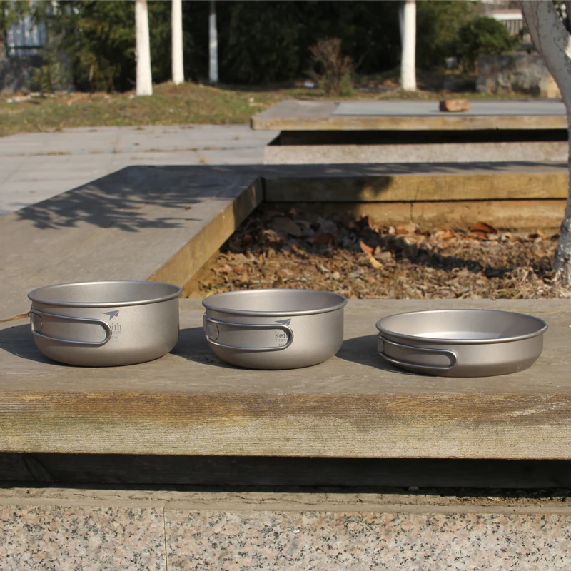 Keith 3 шт. титановая посуда,  – обзор и цена Camping Cooking Pan