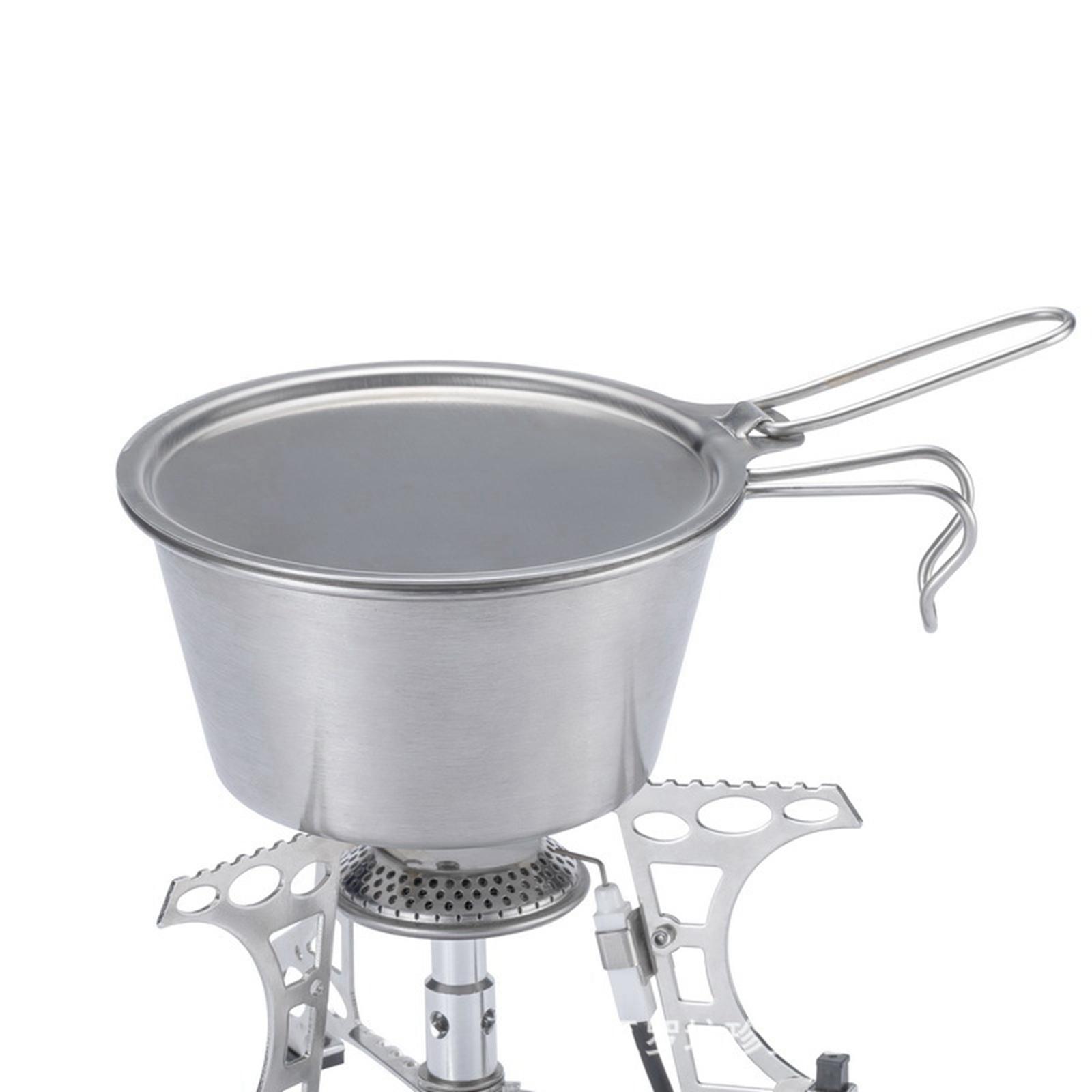 Легкая крышка для кемпинговой  – обзор и цена Camping Cooking Pot With Lid