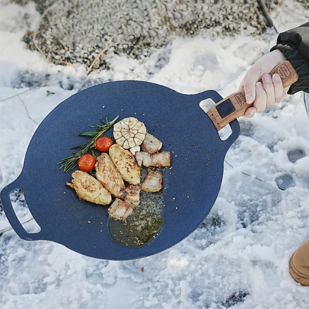 Наружная сковорода-гриль из на – обзор и цена Camping Cooking Pan