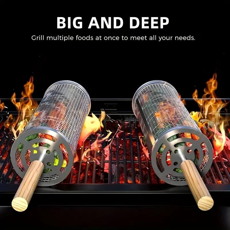 Корзина для гриля из нержавеющ – обзор и цена Camping Cooking Device