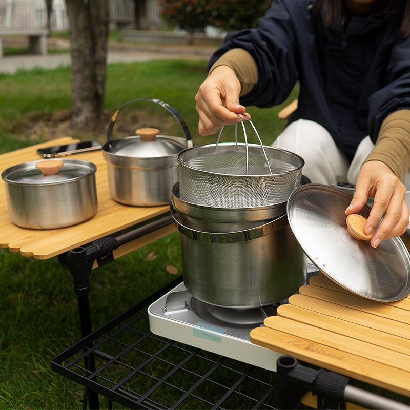 NOBANA новейший уличный набор  – обзор и цена Camping Cooking Pan