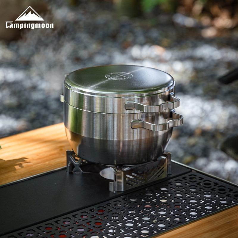 Утолщенная походная кастрюля D – обзор и цена Camping Cooking Pots And Pans