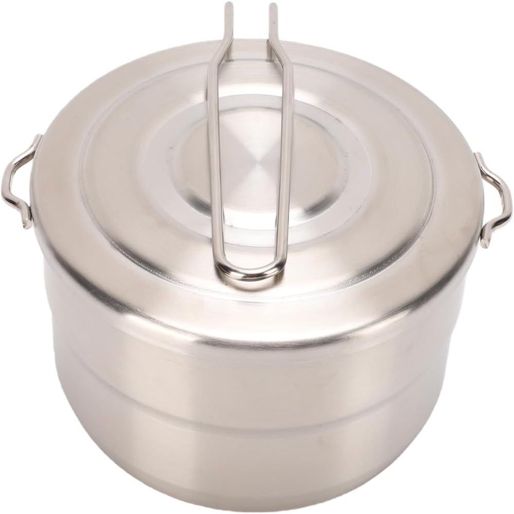 Портативная походная кастрюля  – обзор и цена Camping Cooking Pot With Lid