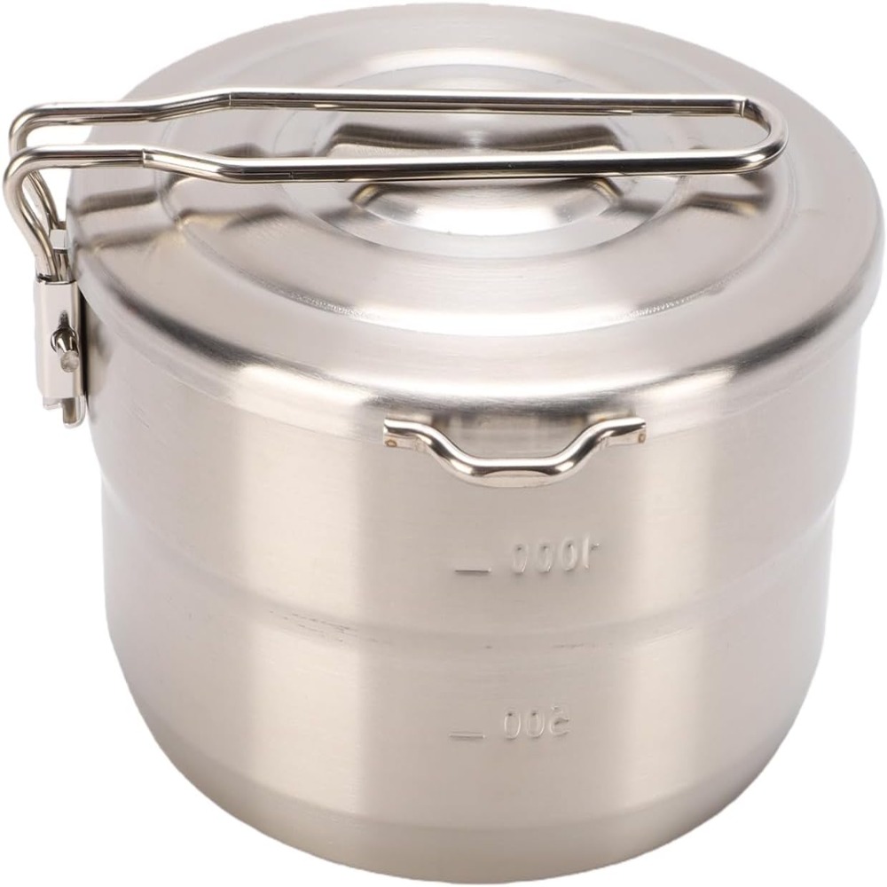 Портативная походная кастрюля  – обзор и цена Camping Cooking Pot With Lid