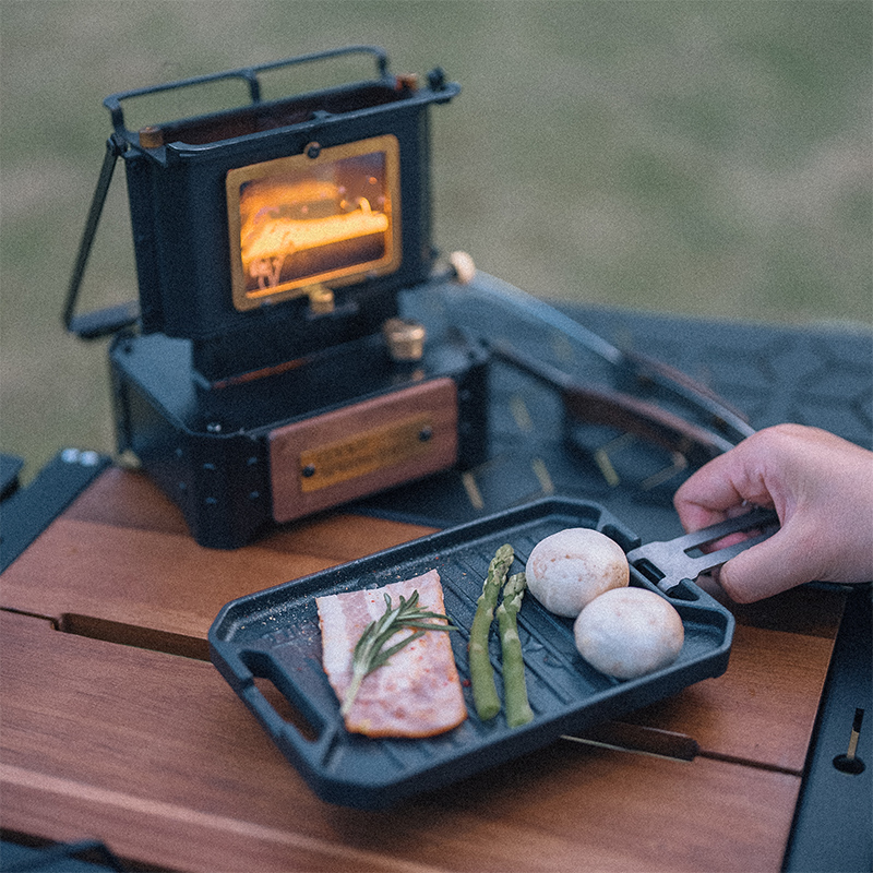 Портативная мини-сковорода-гри – обзор и цена Camping Cooking Pan