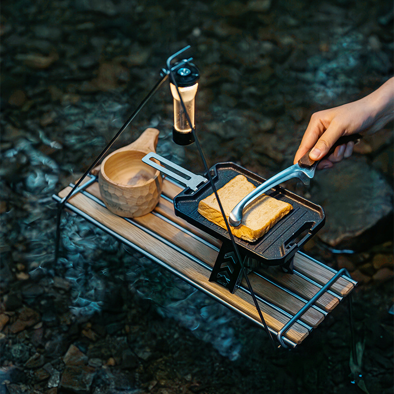 Портативная мини-сковорода-гри – обзор и цена Camping Cooking Pan