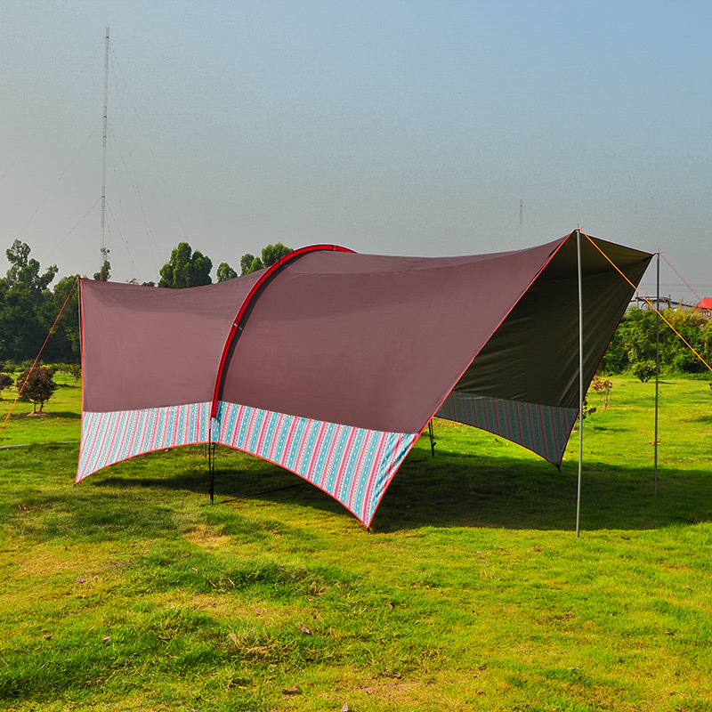 Большой многоместный тент с се – обзор и цена Camping Cooking Awning