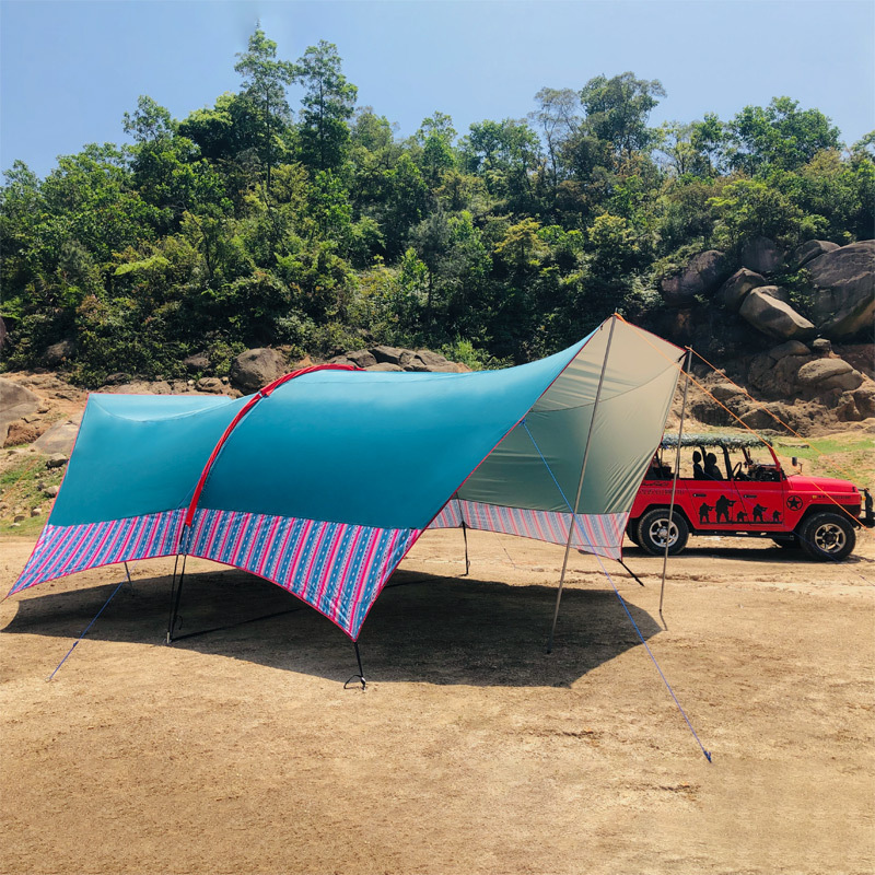 Большой многоместный тент с се – обзор и цена Camping Cooking Awning