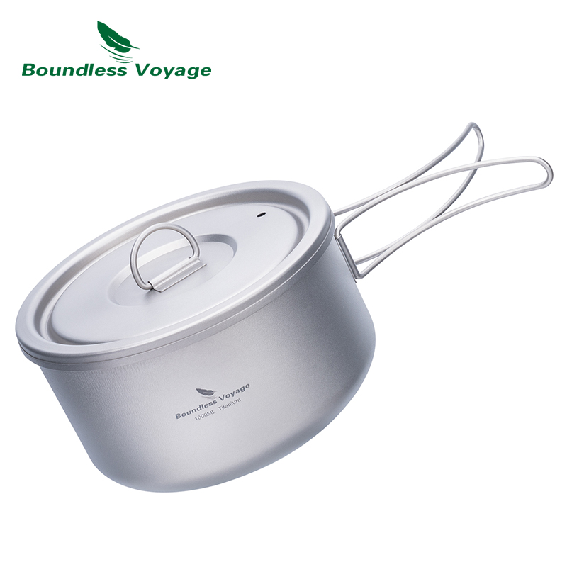 Титановая походная кастрюля Bo – обзор и цена Camping Cooking Pan