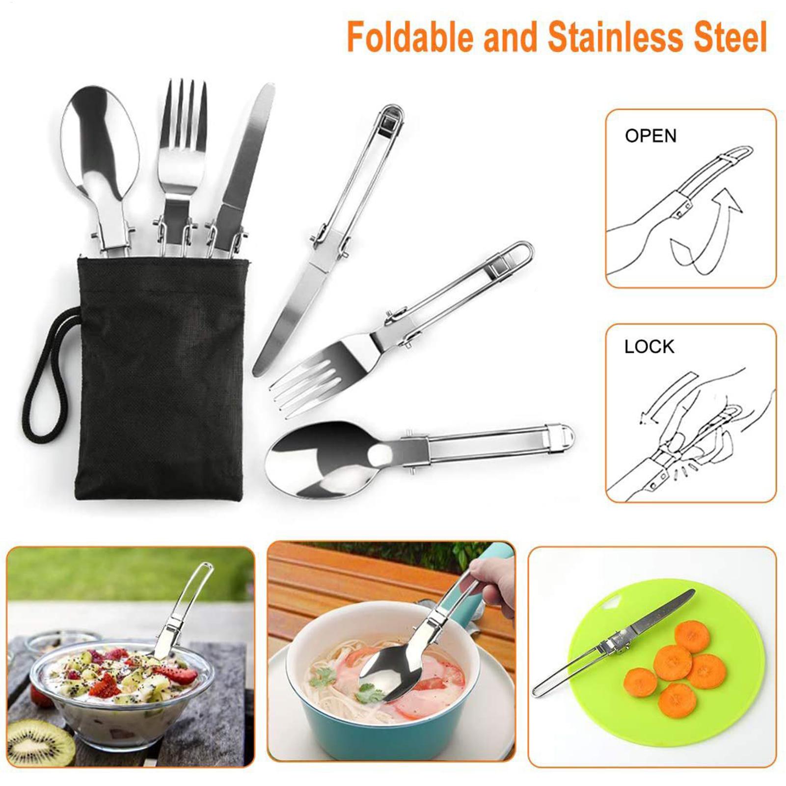 Набор для приготовления пищи с – обзор и цена Camping Cooking Set Non Stick