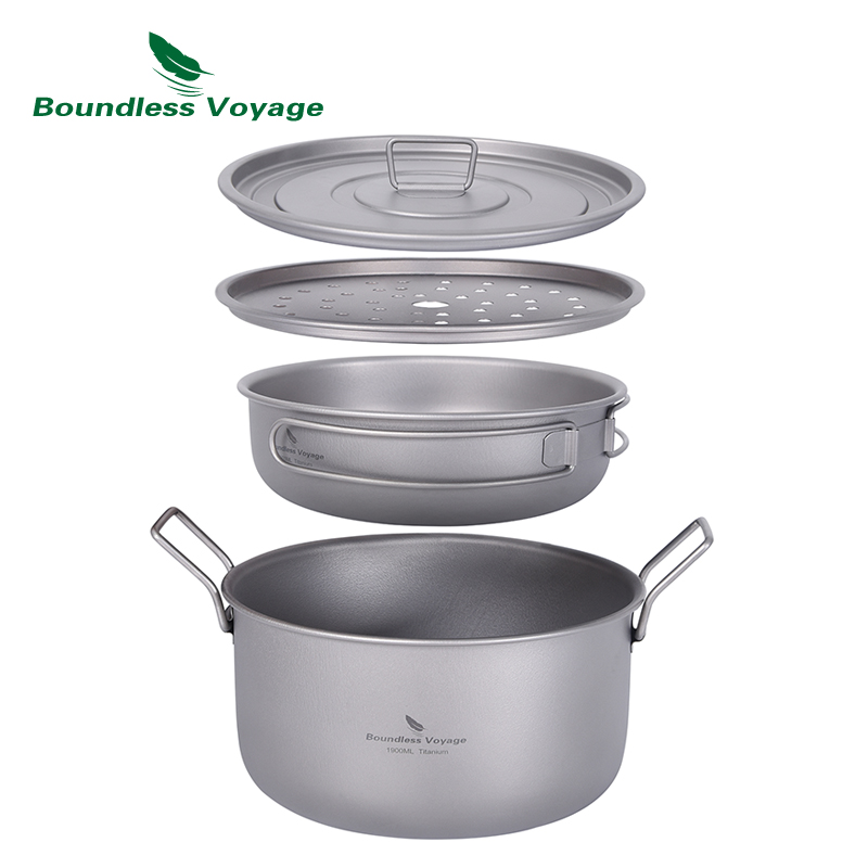 Многофункциональная титановая  – обзор и цена Camping Cooking Pan